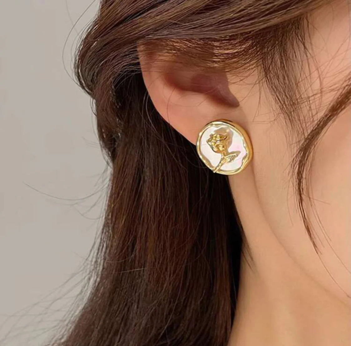 Golden Painted Rose Tops - FLY
