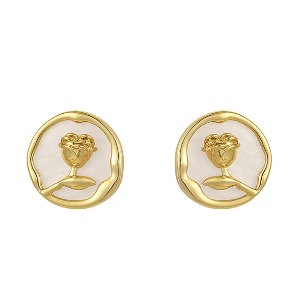 Golden Painted Rose Tops - FLY