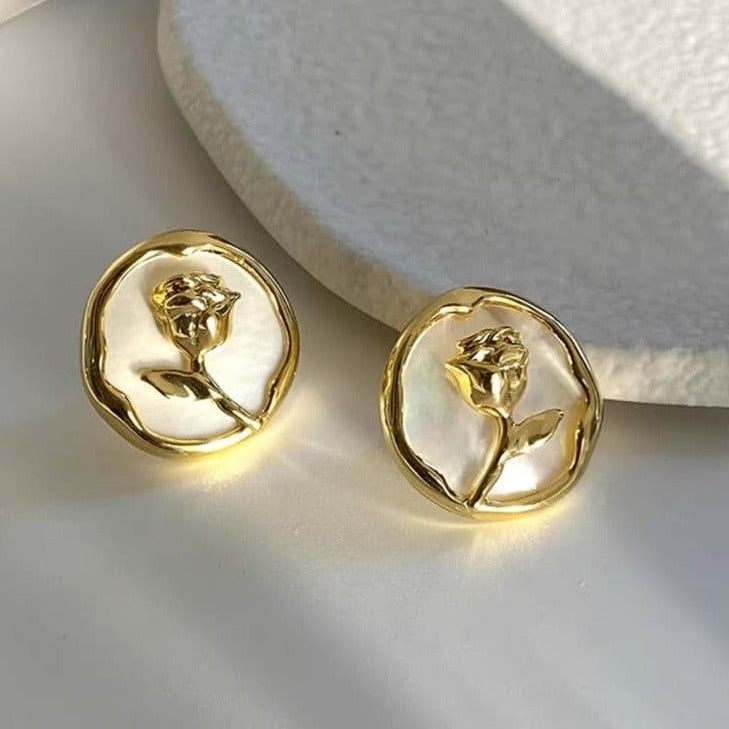 Golden Painted Rose Tops - FLY