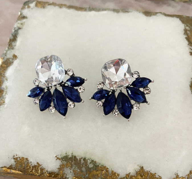 Crystal Flower Earrings - FLY