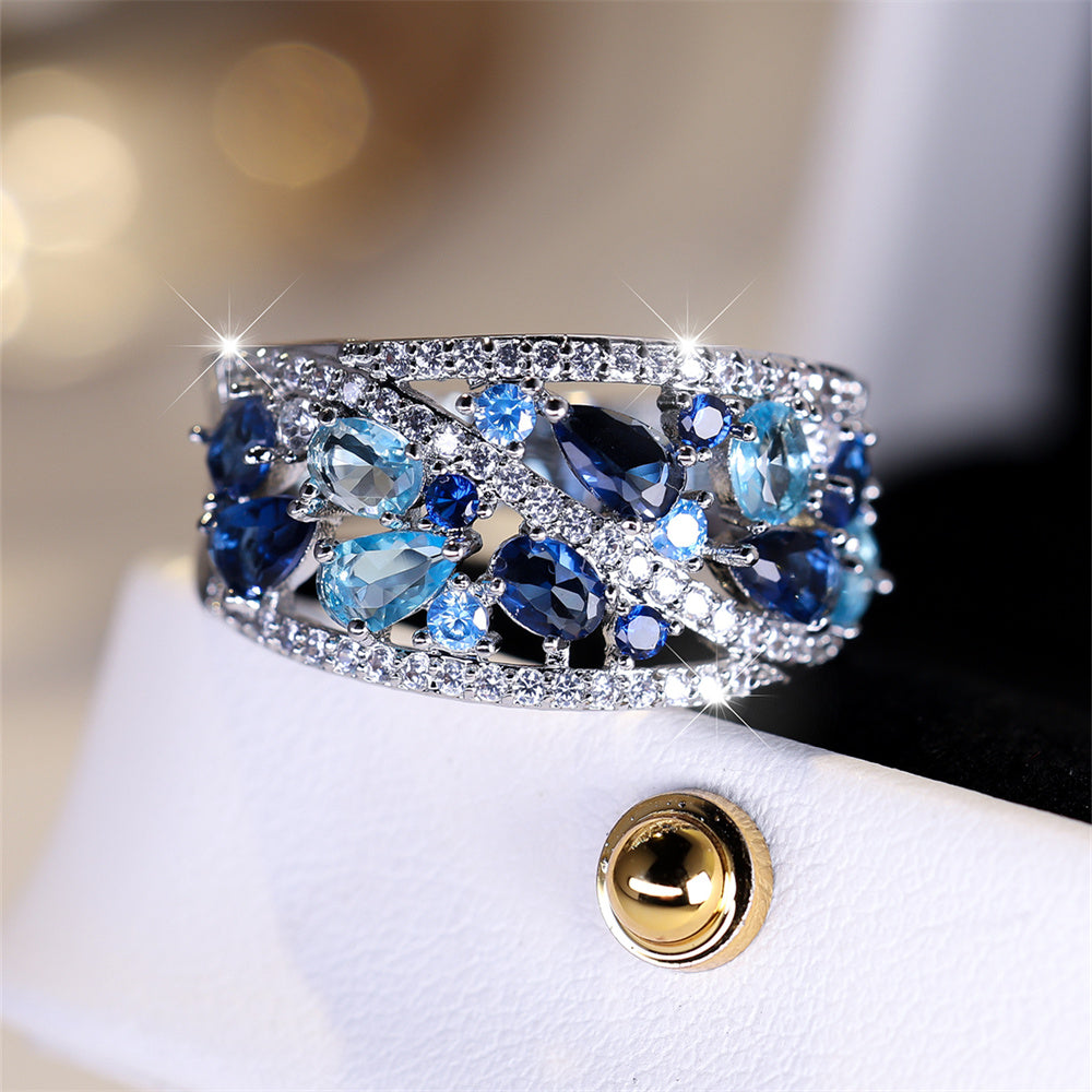 Ocean Blue Rings - FLY