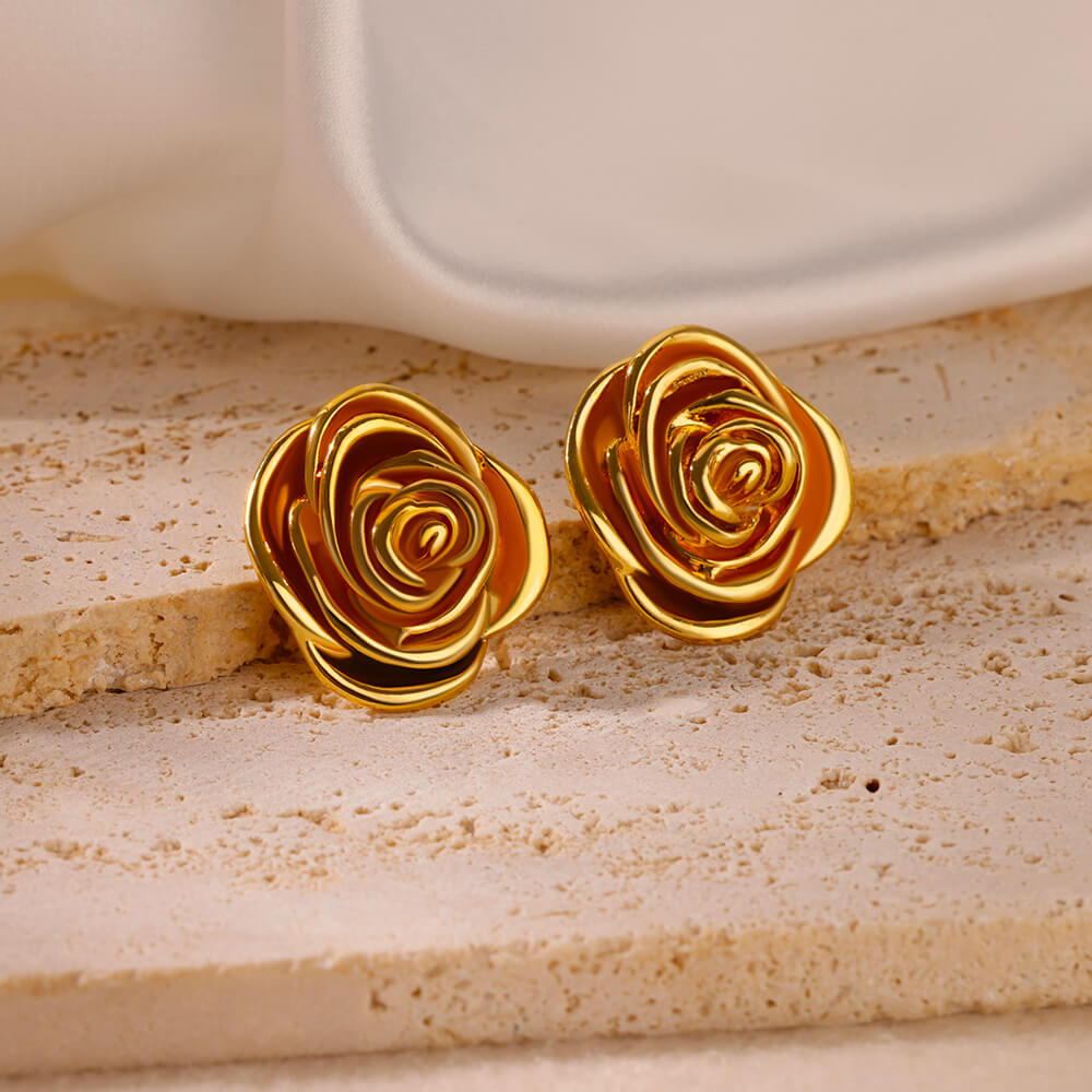 Rose Gold Earrings