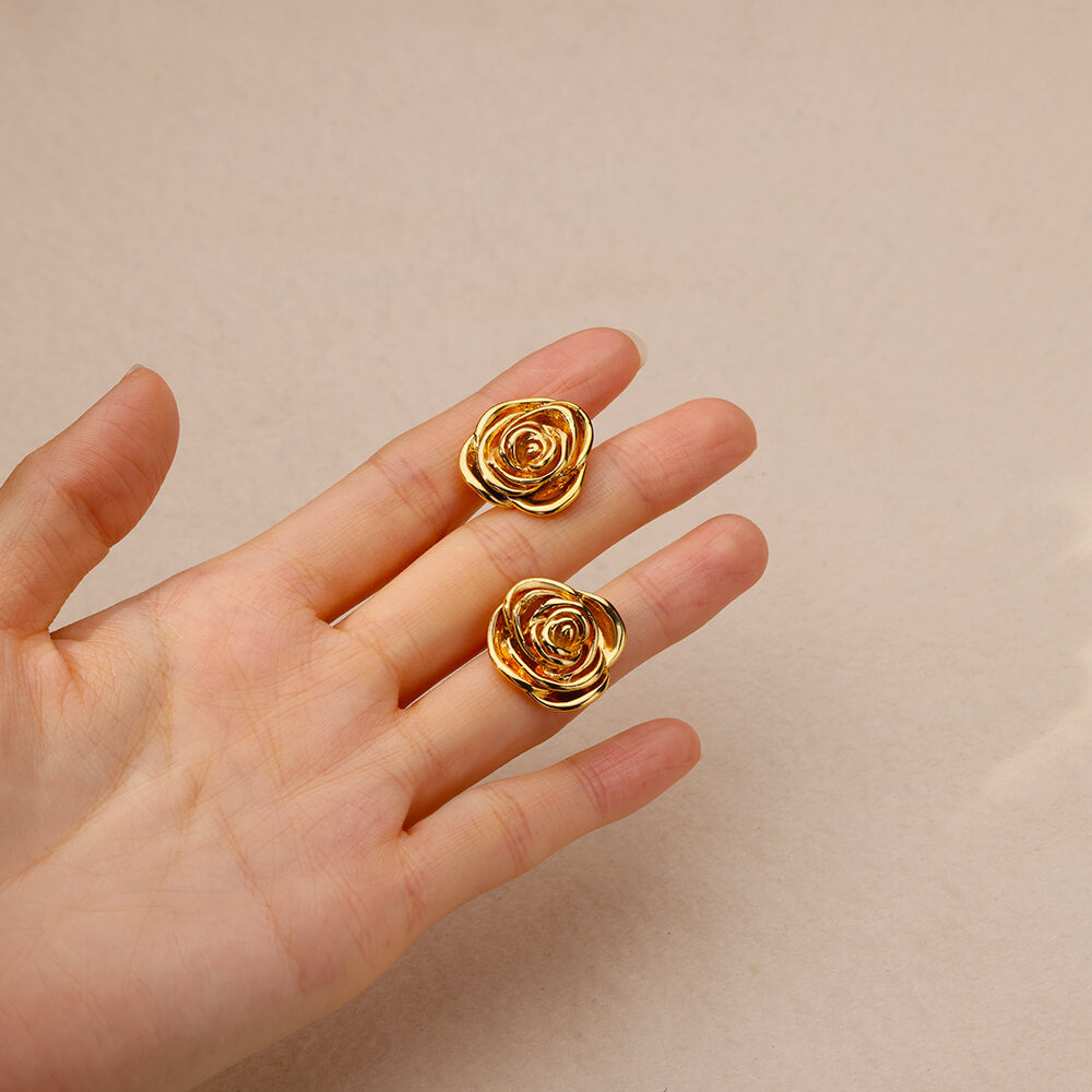 Rose Gold Earrings
