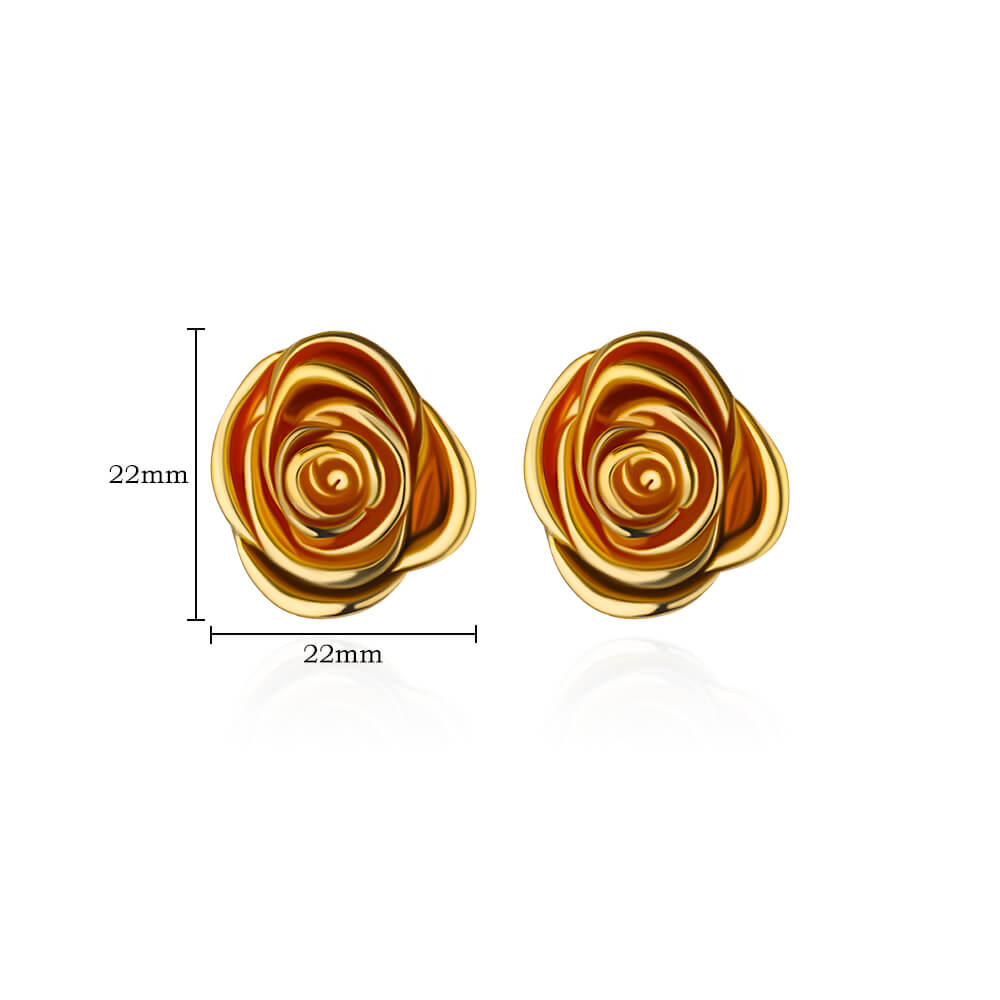 Rose Gold Earrings