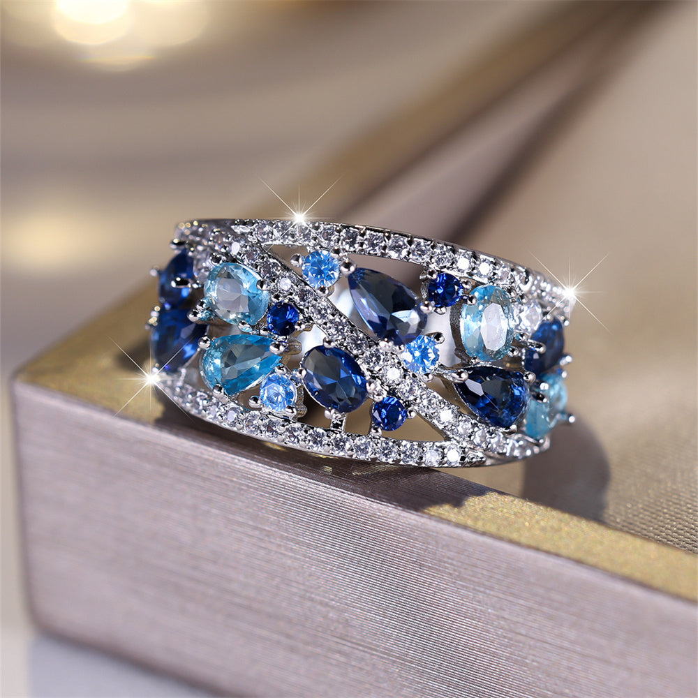 Ocean Blue Rings - FLY