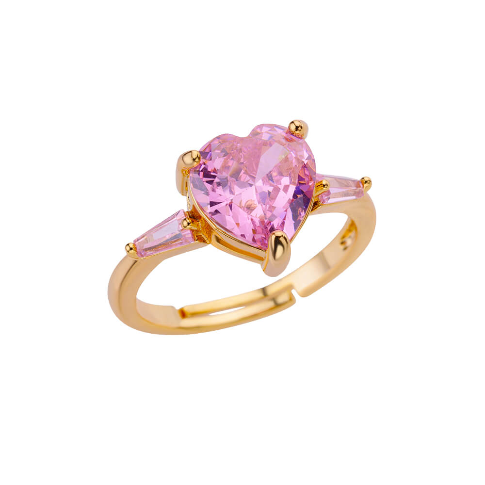 Pink Heart Ring