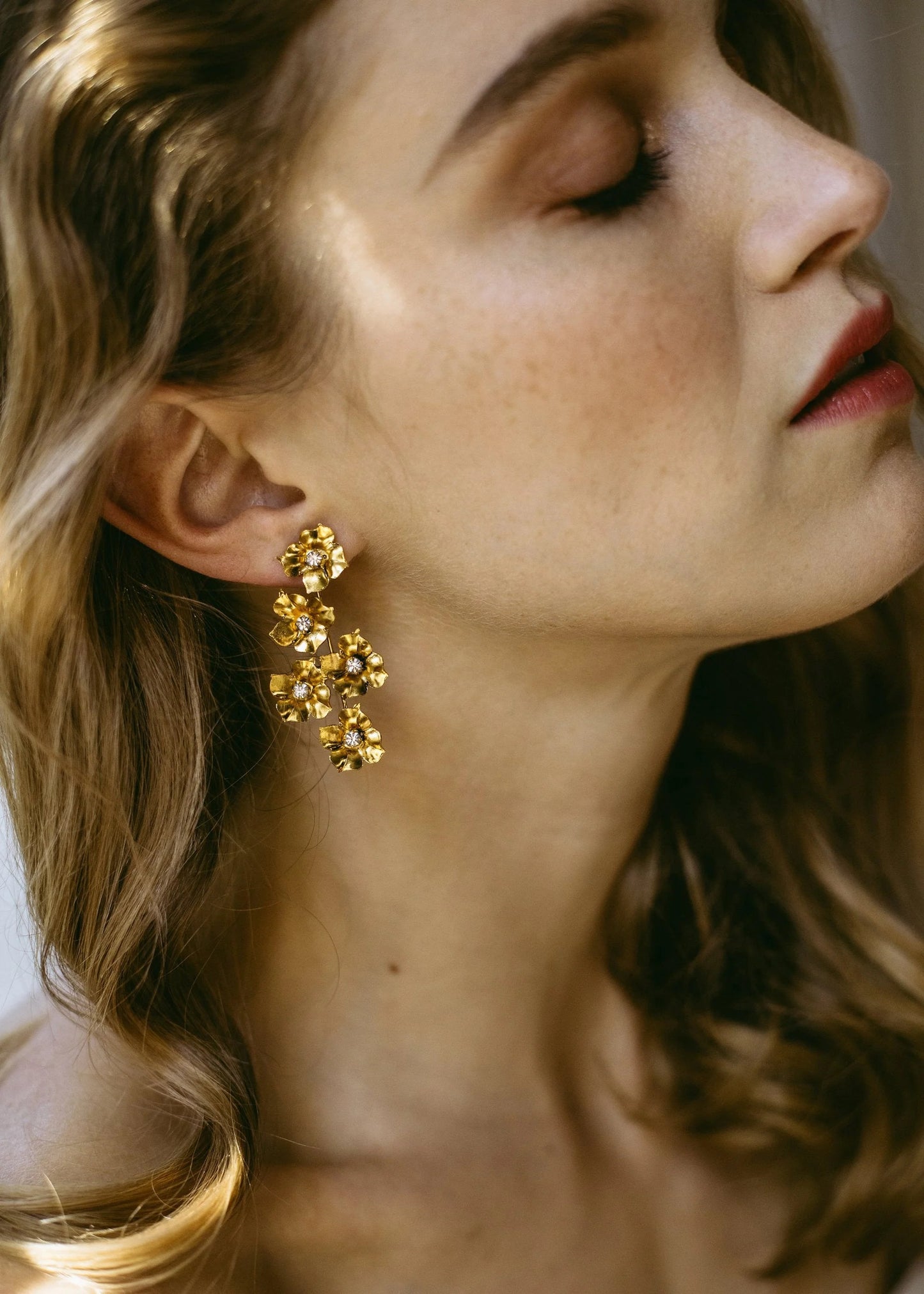 Golden Bloom Earrings