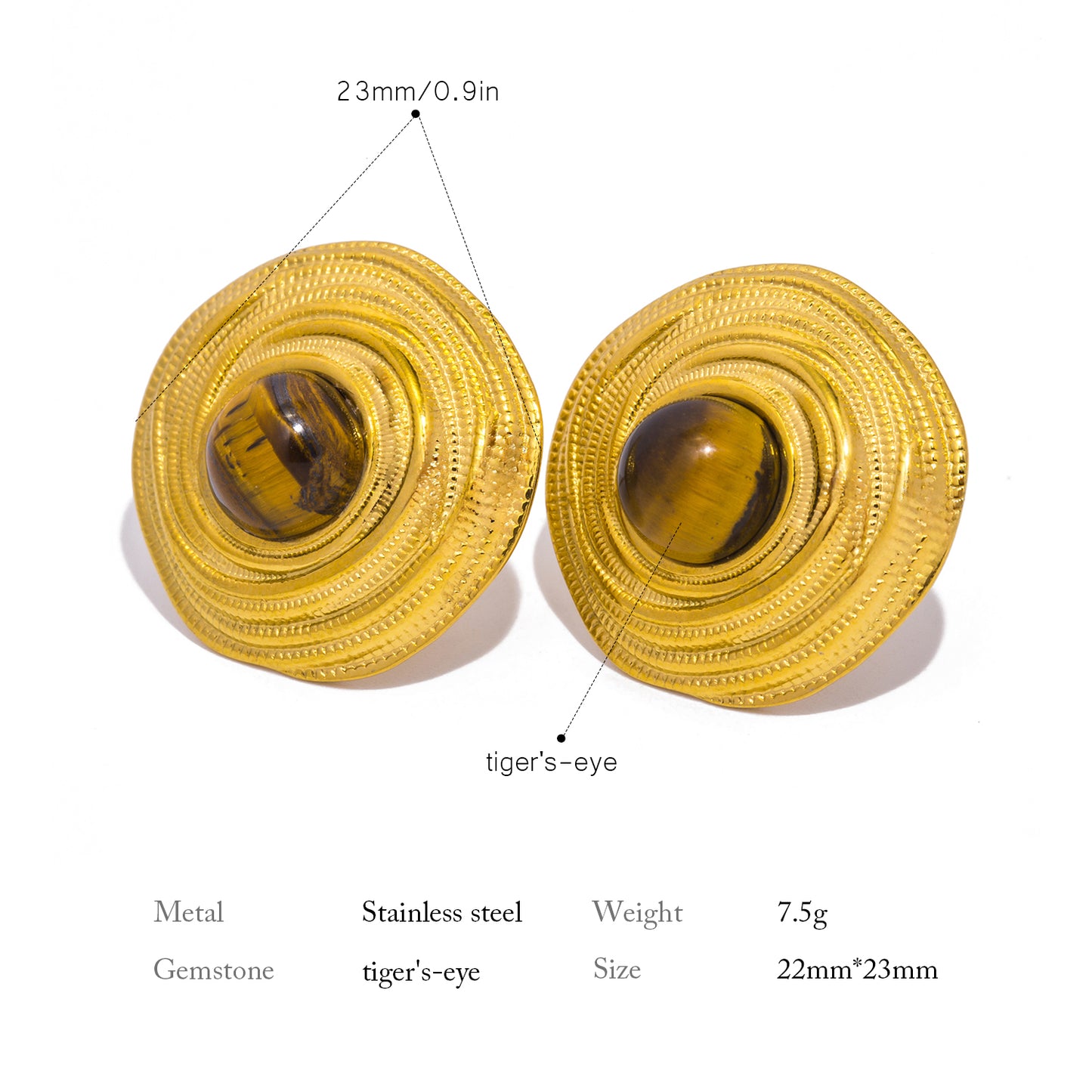 Egyptian Gold Earings