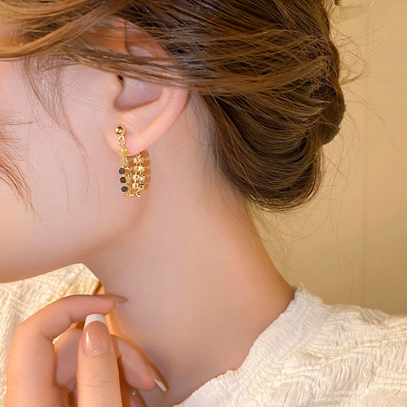 Tassel Metal Hoops - FLY