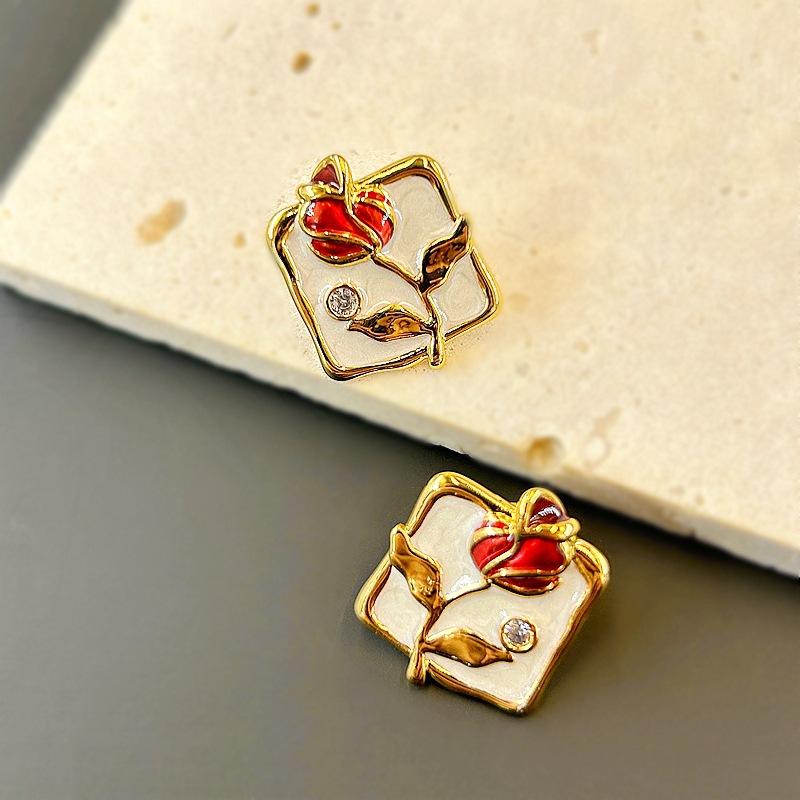 French Rose Studs - FLY