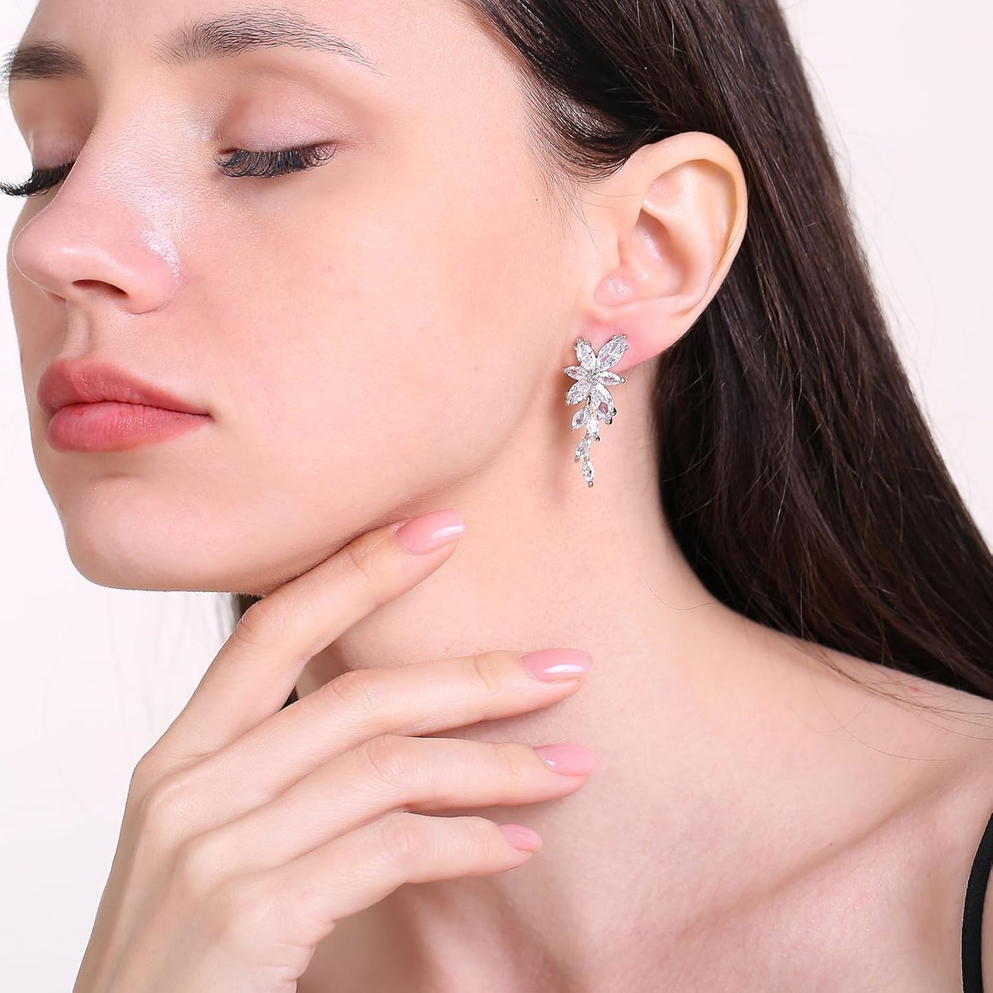 Diamond Leave Earrings - FLY