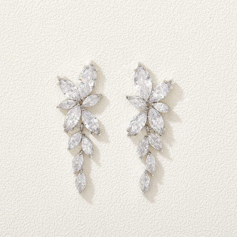 Diamond Leave Earrings - FLY