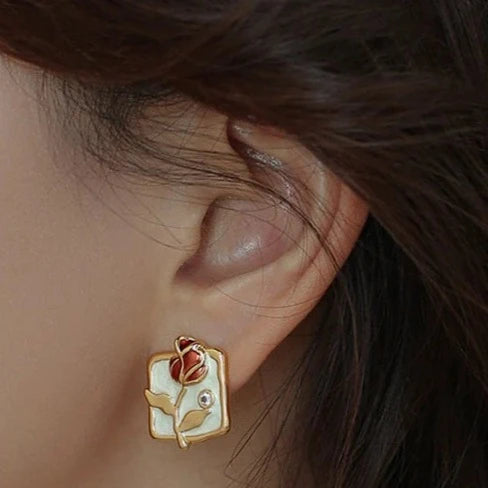 French Rose Studs - FLY