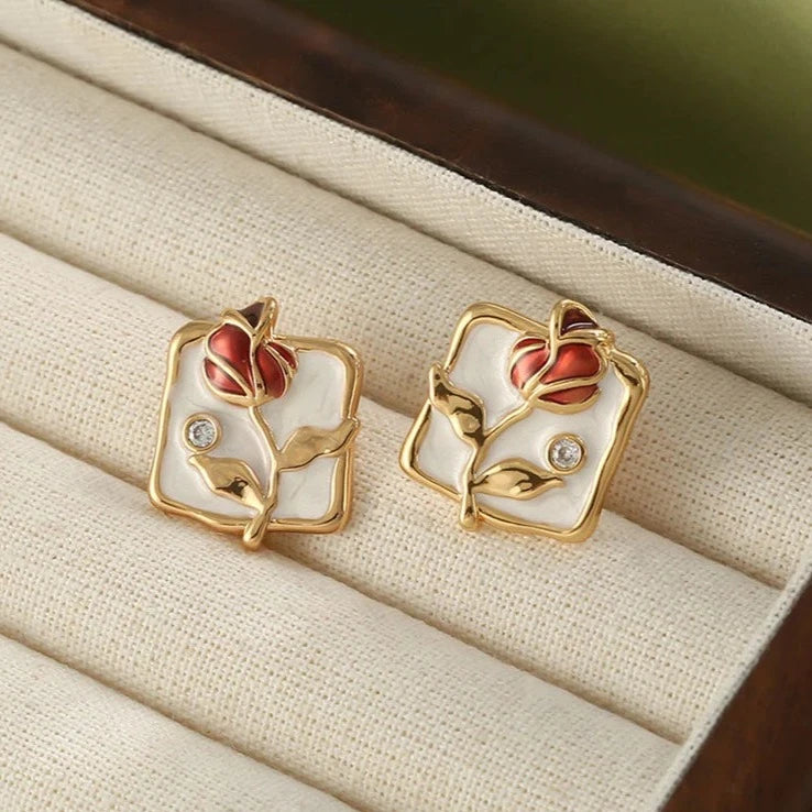 French Rose Studs - FLY
