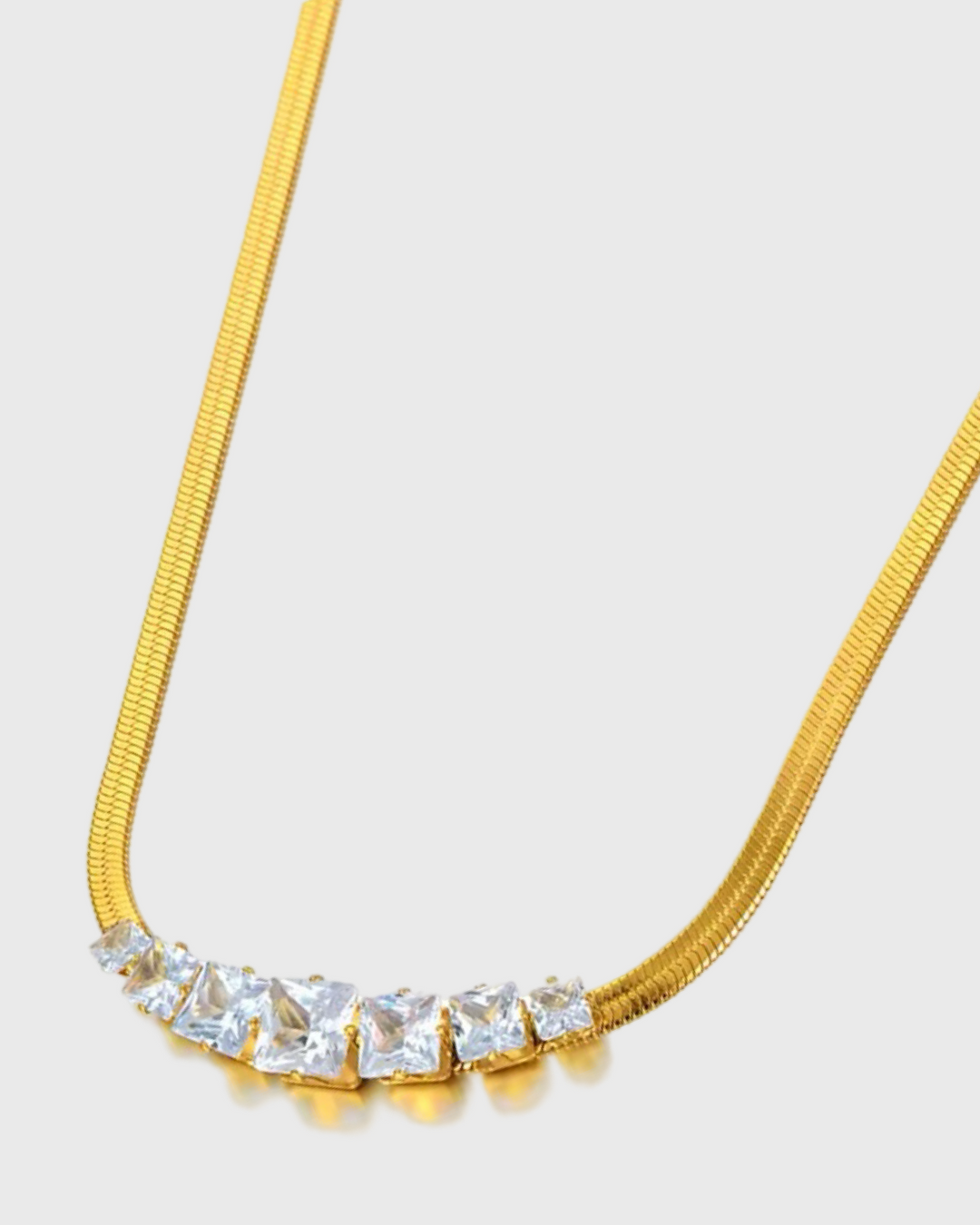 Crystal-Gold Darling Necklace - FLY