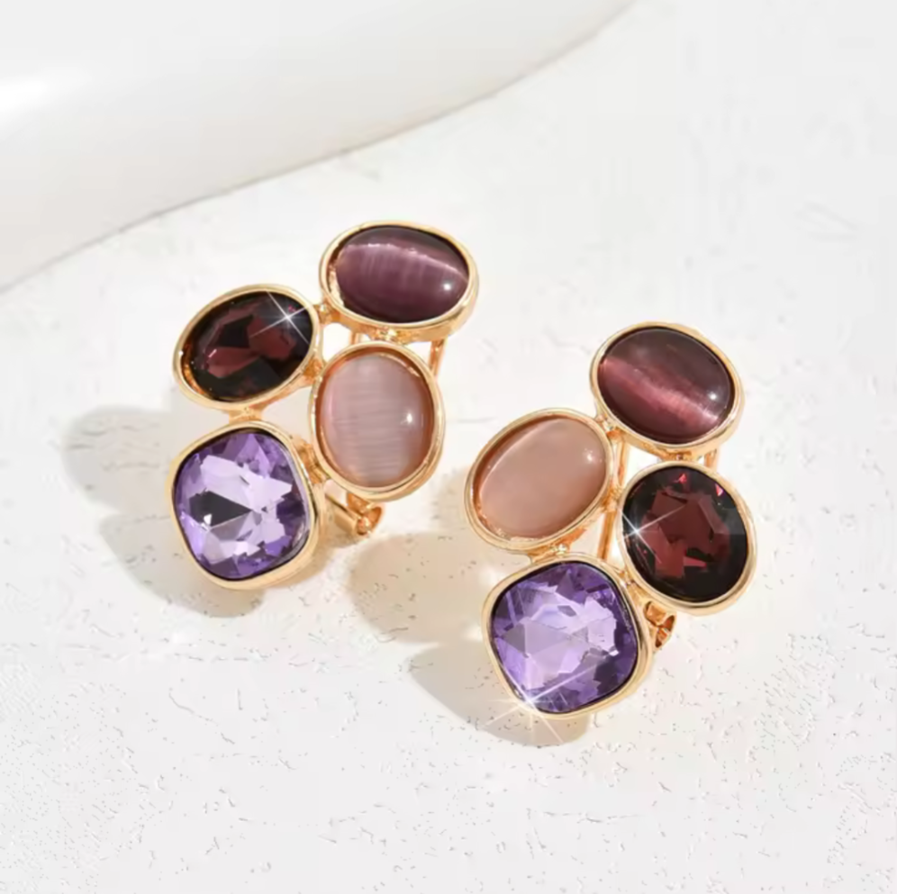 Quad Crystal Earring - FLY