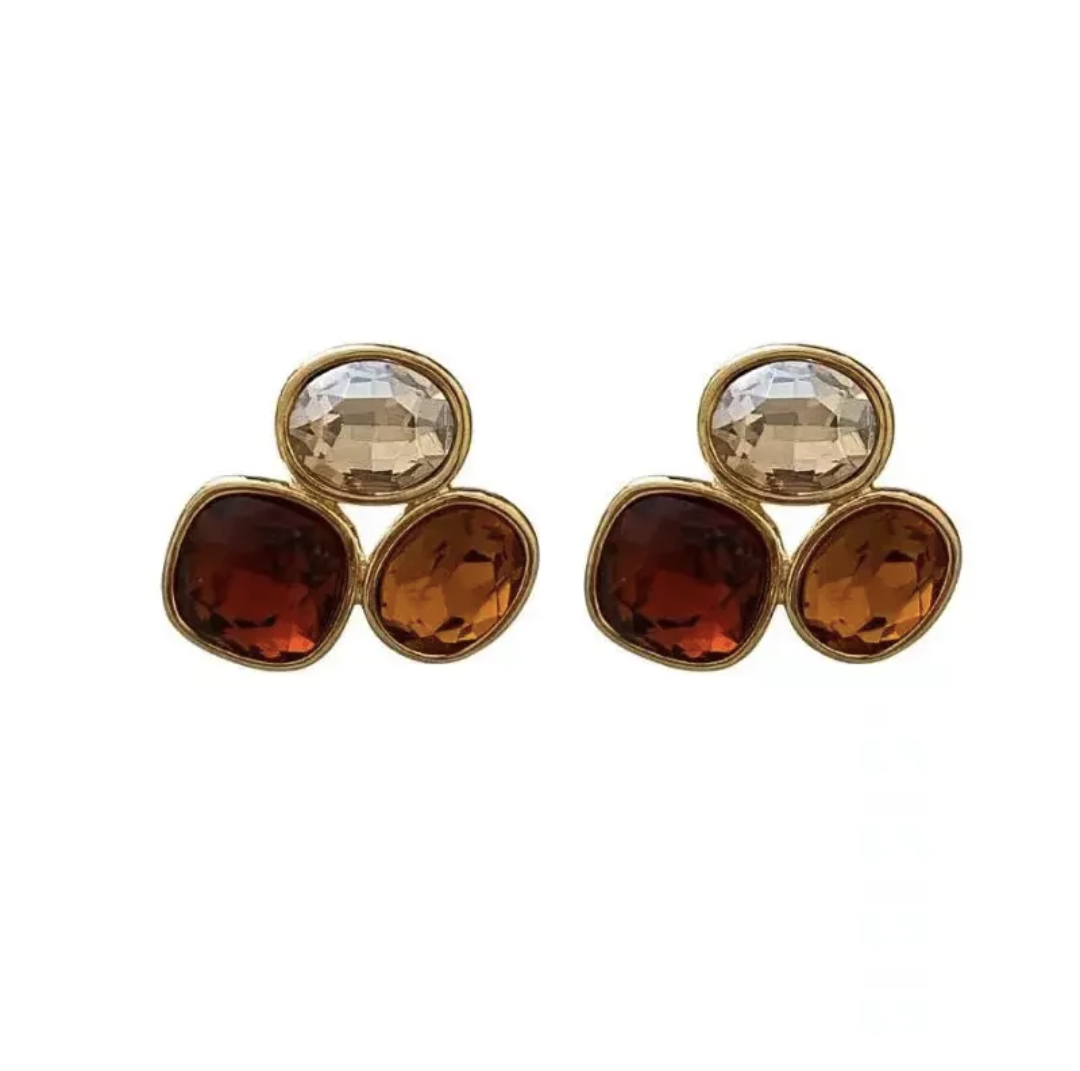 French Crystal Earrings - FLY