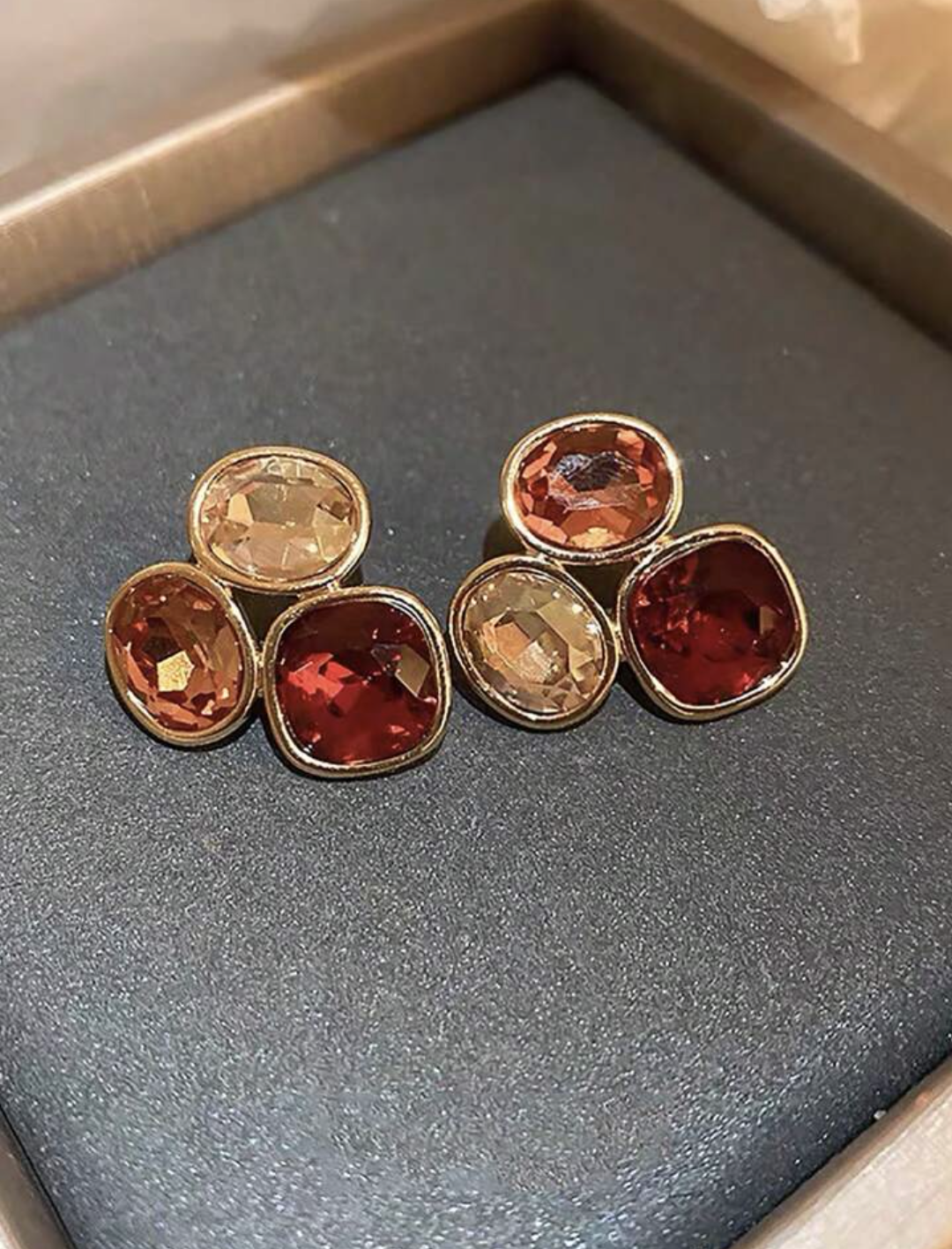 French Crystal Earrings - FLY