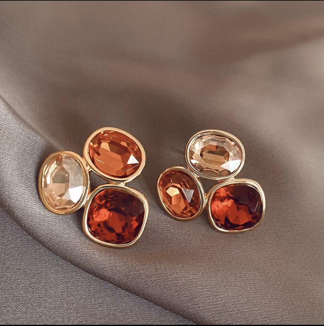 French Crystal Earrings - FLY