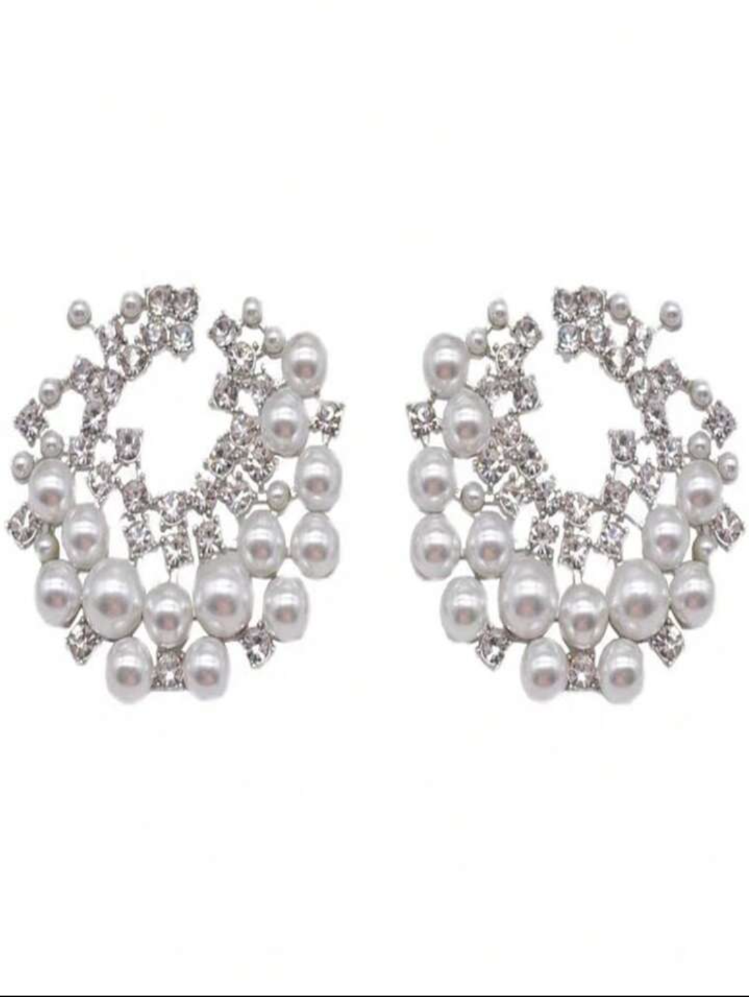 Crescent Pearl Earrings - FLY