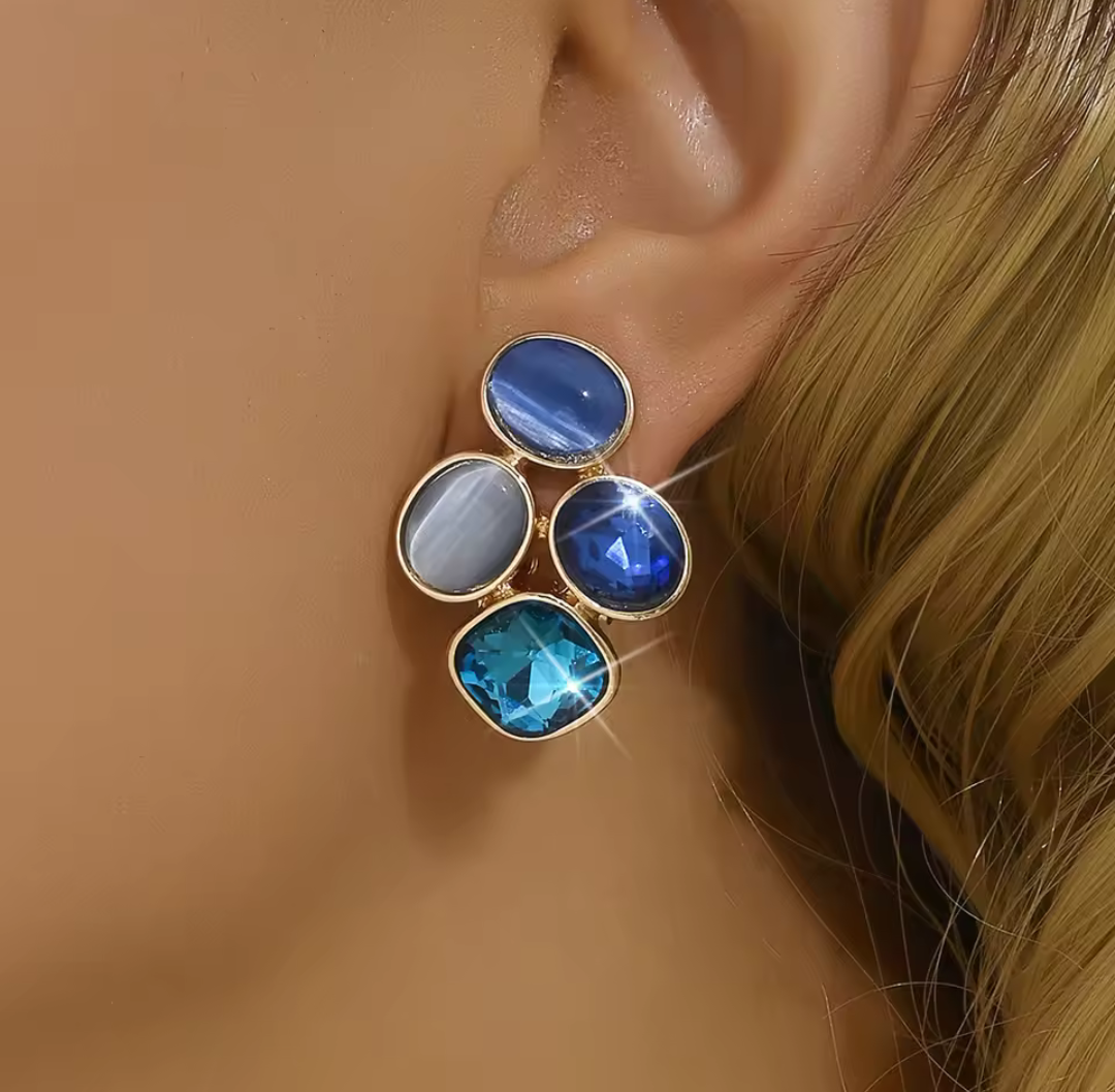 Quad Crystal Earring - FLY