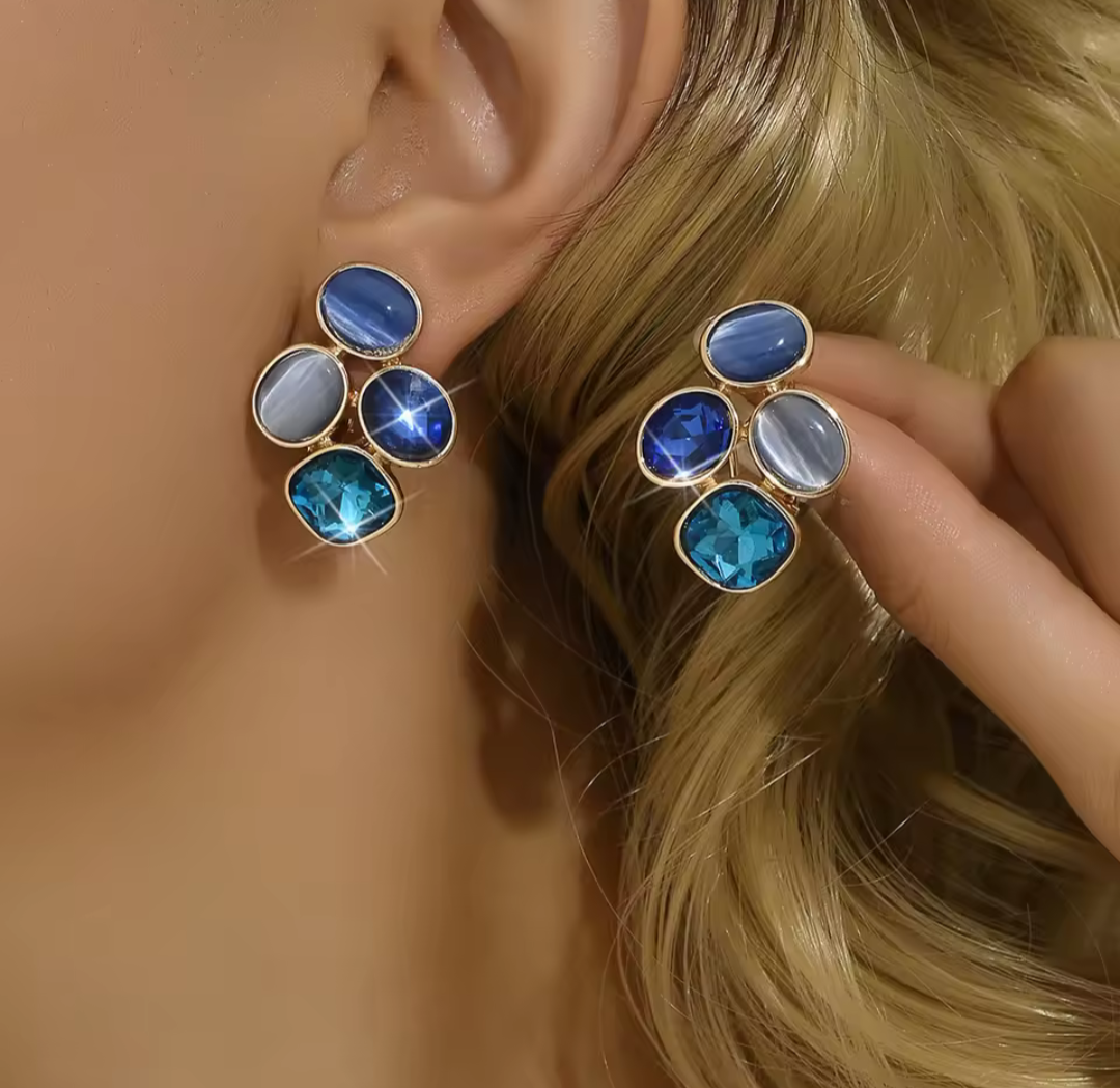 Quad Crystal Earring - FLY
