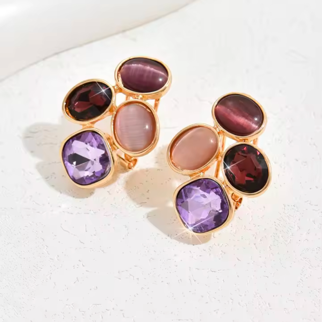 Quad Crystal Earring - FLY