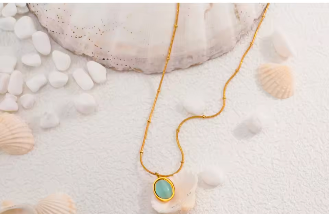 Gem Gold Necklace