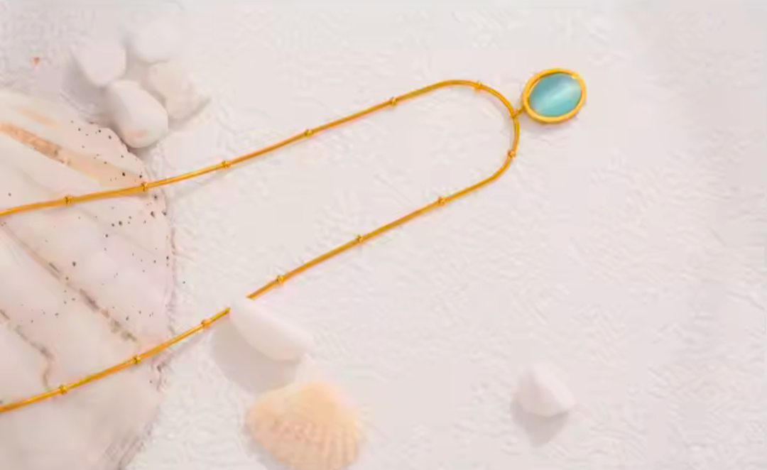 Gem Gold Necklace