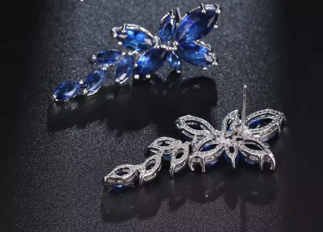 Azure Tear Earrings