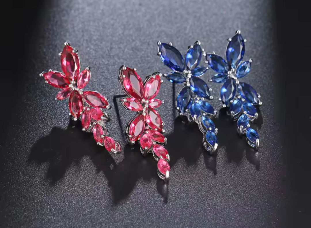 Azure Tear Earrings