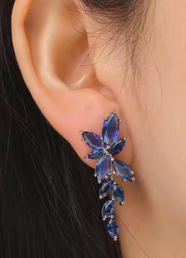 Azure Tear Earrings