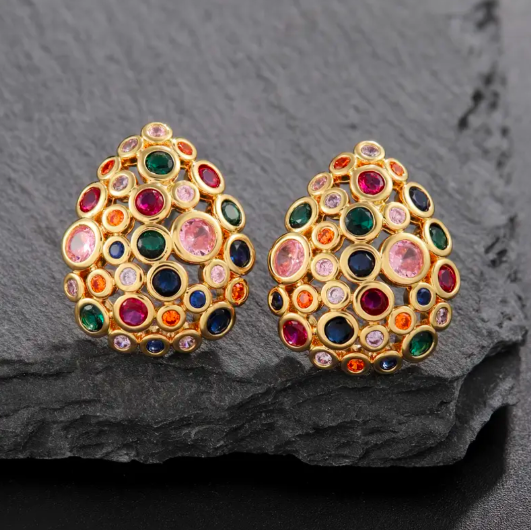 Glimmering Halo Earrings