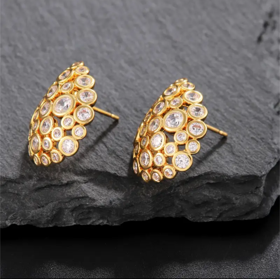 Glimmering Halo Earrings