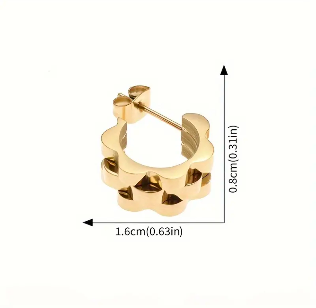 Metal Cuff Hoops