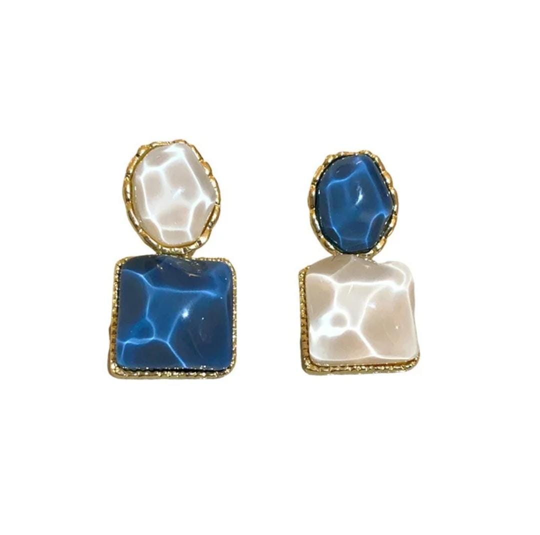 Aqua Shimmer Earrings - FLY