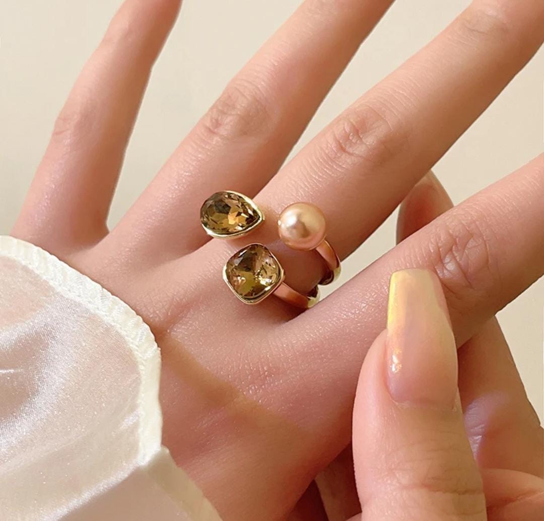 French Crystal Ring - FLY