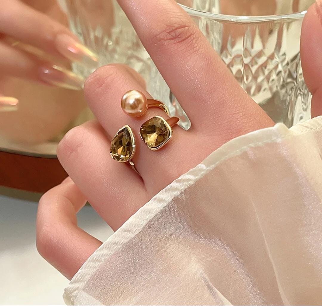 French Crystal Ring - FLY