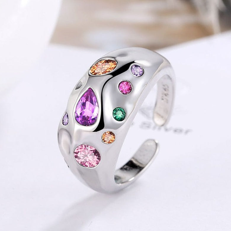 Gem Mosaic Ring - FLY
