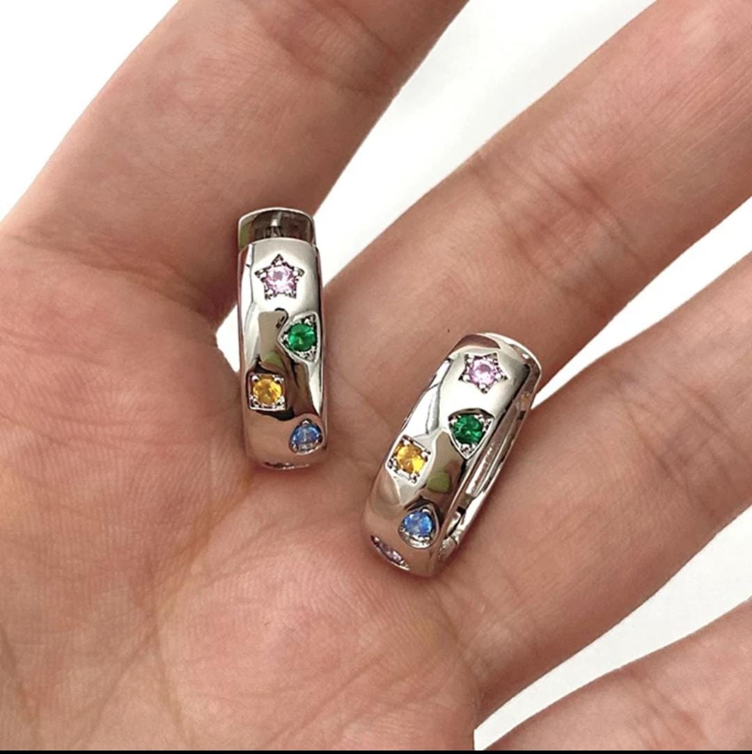 Gem Mosaic Earrings - FLY