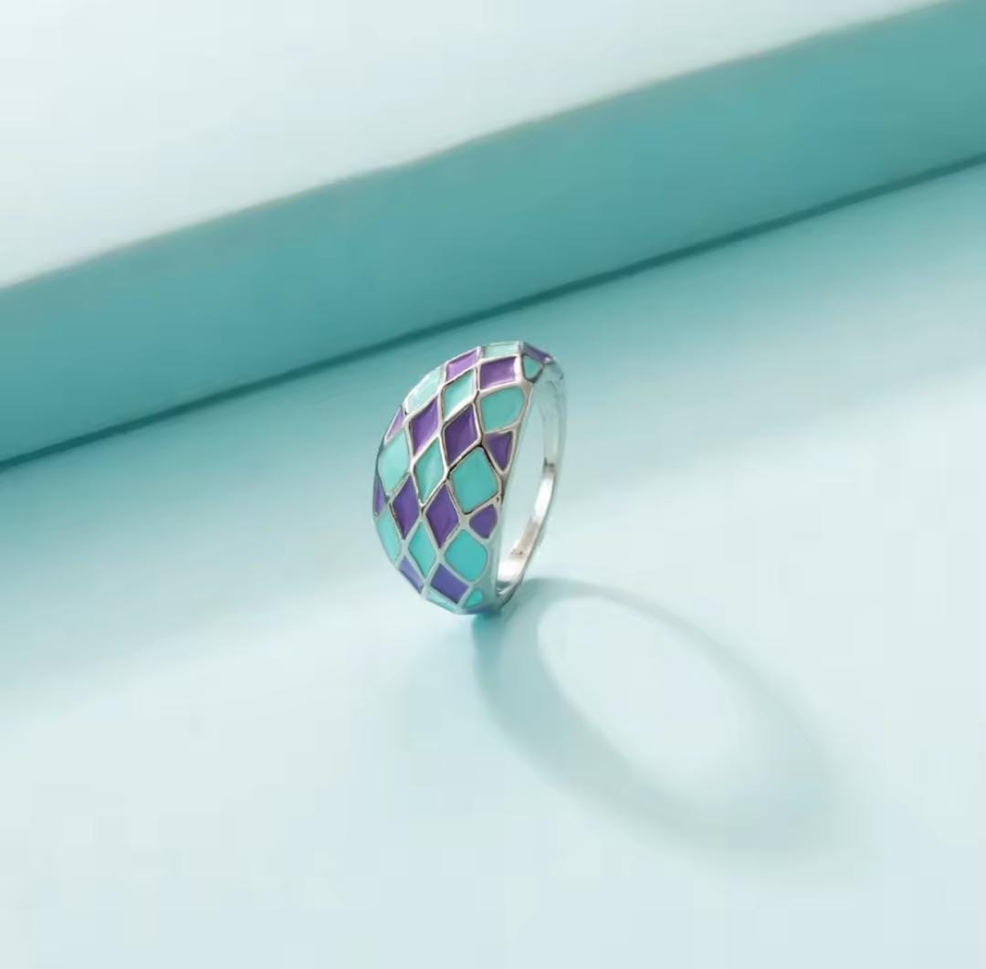 Checker Charm Ring - FLY