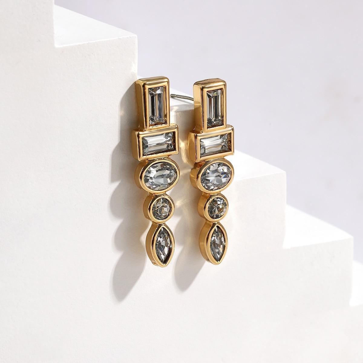 Geometric Diamond Drops