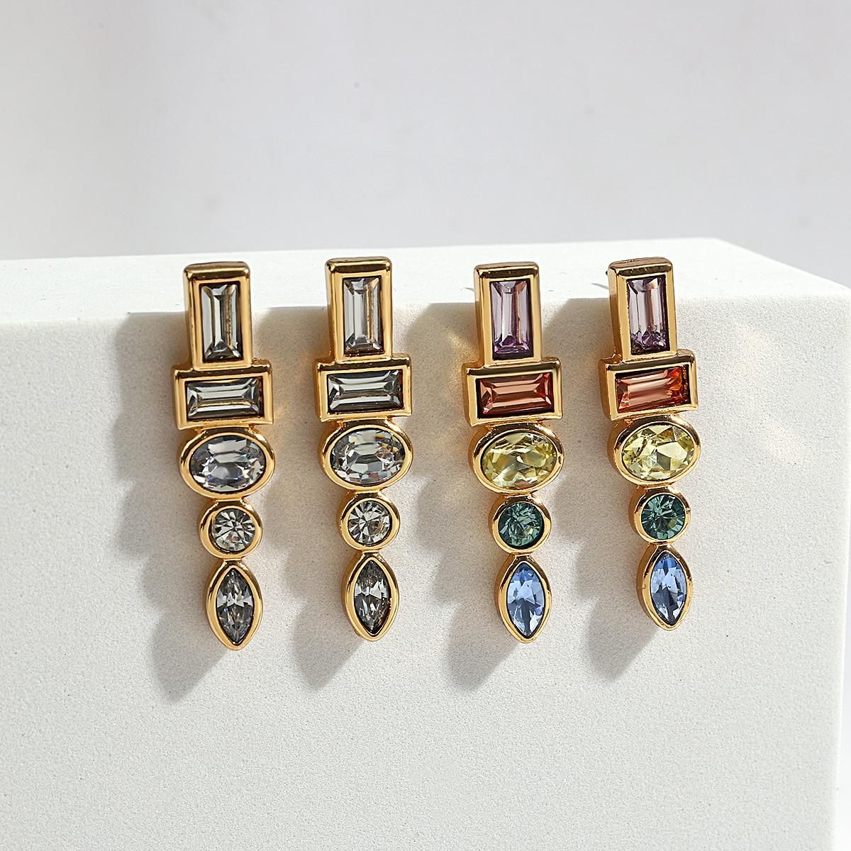 Geometric Diamond Drops