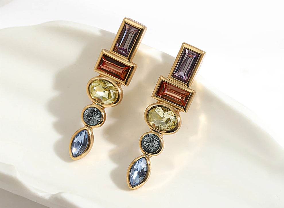 Geometric Diamond Drops