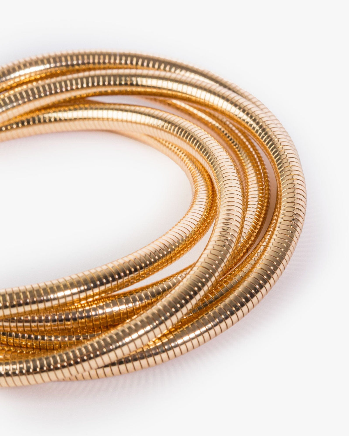 Golden Coil Bangle