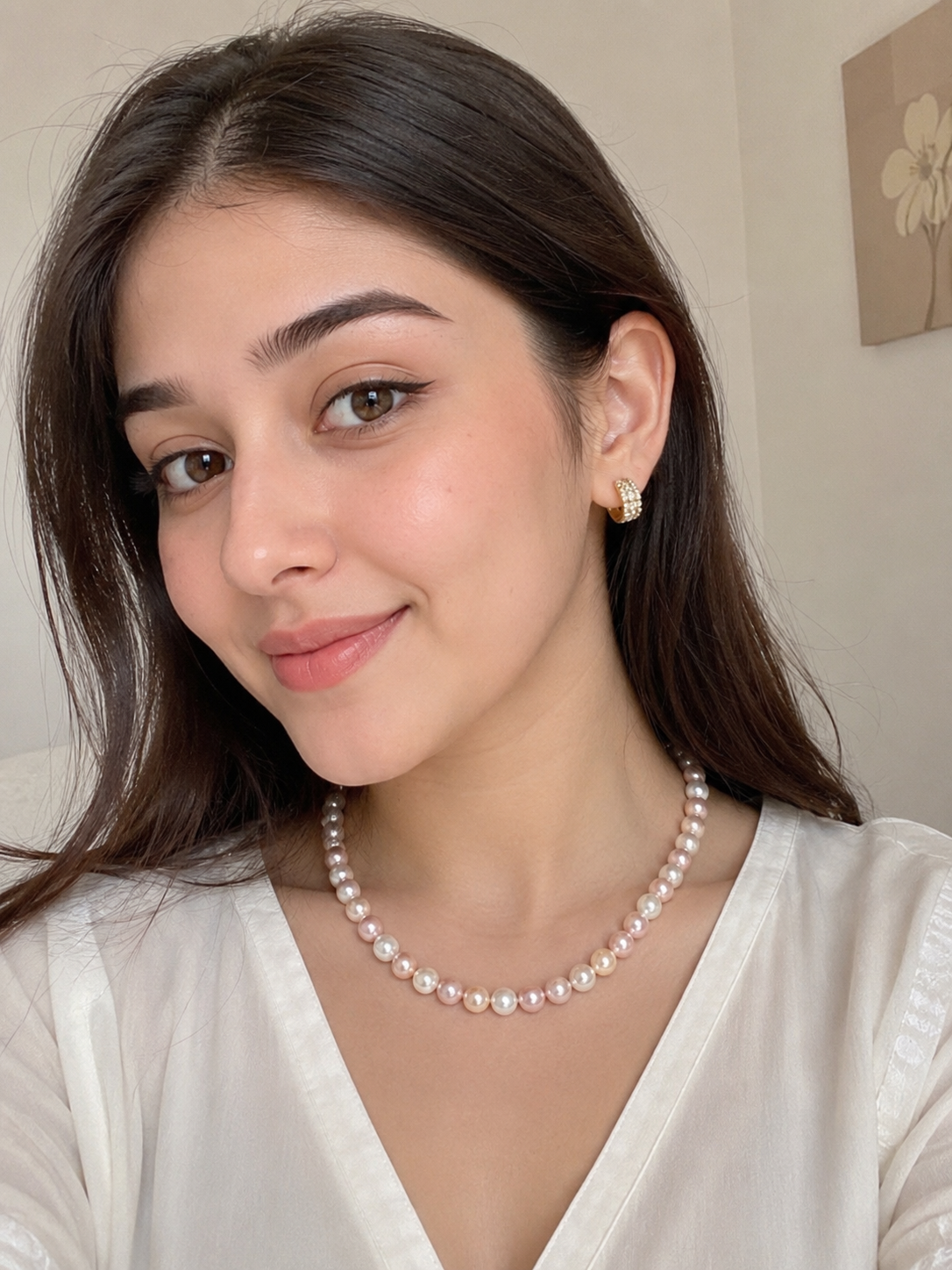 Satin Pearl Necklace