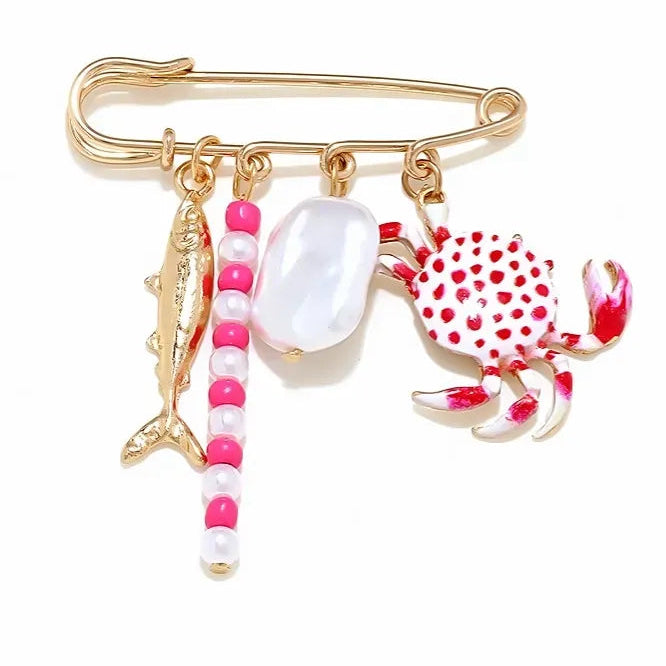 Crab Brooch