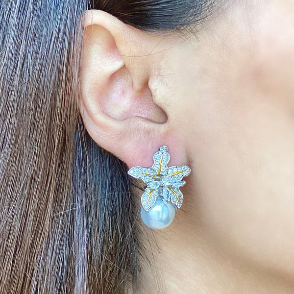Pearl Starfish Studs