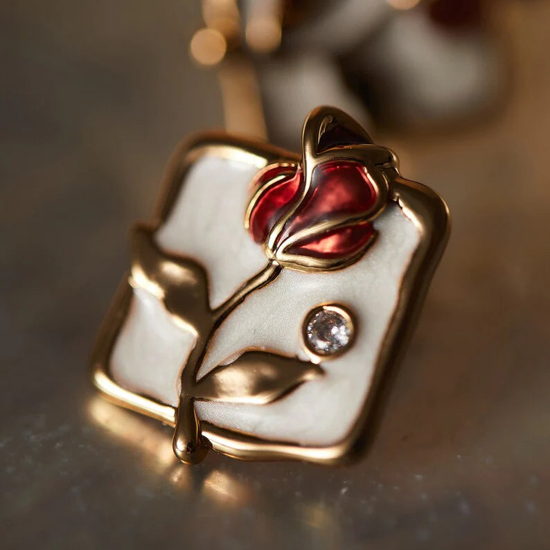French Rose Studs - FLY