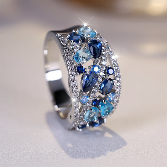 Ocean Blue Rings - FLY